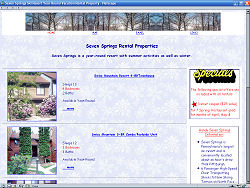 Seven Springs Rental Properties